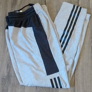 Adidas Grey and Black Joggers